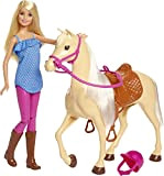 Barbie Bambola con Cavallo e Accessori, Giocattolo per Bambini 3+ Anni, FXH13