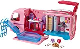 Barbie Camper Dei Sogni, Playset da Campeggio con Piscina, Spazio Gioco Aperto con Pulsante, Largo 60 cm, Regalo per Bambini ...