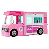 Barbie Camper dei Sogni - Veicolo 3 in 1 Trasformabile con Piscina - Pick-Up e Barca - Dettagli realistici - ...