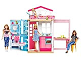 Barbie- Casa Componibile con 2 Piani e Tanti Accessori Trasformabili, Multicolore, DVV47