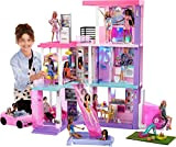 Barbie - Casa dei Sogni 60° Anniversario Playset con 2 Bambole, Auto, Piscina, Scivolo, Ascensore, luci e Suoni, Oltre 100 ...