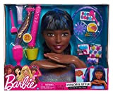 Barbie Colore e Stile Deluxe Styling Testa Nero e Blu Capelli