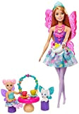 Barbie Dreamtopia Playset Festa All'ora del Tè, Bambola Fata e Accessori, 3+ Anni, GJK50