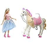 Barbie GYK64 Bambola con Cavallo, 25 Combinazioni di Luci e Suoni, Giocattolo per Bambini 3+ Anni, Imballaggio Sostenibile