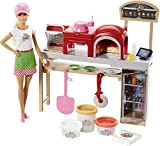 Barbie la Pizzeria con Bambola, Tavolo per Le Pizze, Forno e Pasta da Modellare, Giocattolo per Bambini 3 + Anni, ...