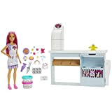 Barbie Pasticceria - Playset con Bambola e Postazione da Pasticceria - Bambola da 30 cm - Oltre 20 Accessori per ...