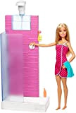 Barbie Playset con Doccia, Bambola con Doccia e Accessori, Giocattolo per Bambini 3+ Anni, FXG51