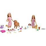 Barbie Playset Cuccioli Appena Nati - Playset con Bambola e Cane che Partorisce - 3 Cuccioli e Accessori - Altezza ...