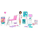 Barbie - Playset​ La Clinica di Barbie con Bambola Dottoressa Castana da 30.5 cm e Oltre 30 Accessori, Giocattolo per ...
