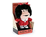 Barrado Mafalda - Peluche Mafalda 27 Cm - qualità Super Morbida (Display, Rosso)