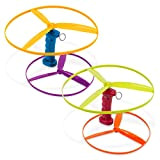 Battat – Skyrocopter – Giocattolo a disco volante con 2 lanciatori e 4 dischi per bambini dai 3 anni in ...