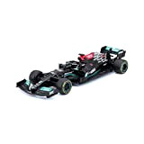 Bburago - B18-38038H 1:43 F1 Mercedes AMG W12 E-Performance Hamilton - pilota #44 Lewis Hamilton, Design E Colori Assortiti
