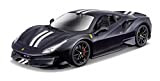 Bburago Ferrari 488 Pista (2018): Modellino auto in scala 1:24, Ferrari Race & Play serie, porte mobili, blu (18-26026B)