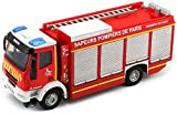 Bburago Maisto Francia 32052 - Camion dei pompieri in miniatura Iveco Magirus RW, scala 1:55, Multicolore