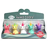 BC Mini Iwako Giapponese Puzzle Gomme - Colorz Collection 5 Unicorni