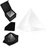 BELLE VOUS Prisma Triangolare Piramide di Cristallo K9 - 8 x 8 x 9,7 cm - Prisma Fotografia con Custodia, ...
