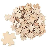 Belle Vous Puzzle in Legno Grezzo (Set da 100) - Puzzle da Colorare da 4,5 x 3,8 cm - Puzzle ...