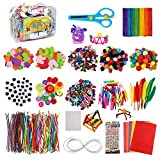 BelleStyle Lavoretti Creativi per Bambini, 1300 Pezzi DIY Art Craft Set, Kit di Giochi Creativi, Giocattoli Educativi per Bambini 4+ ...