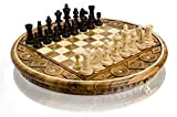 Bellissimo set di scacchi in legno RUBY decorativo, scolpito e lavorato a mano da Master of Chess