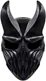 BENREN Demon's Slaughter To Prevail Latex Mask, Horror Mask, Deathcore Kid of Darkness Cosplay Halloween Puntelli Accessorio,Black