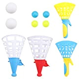 BESPORTBLE 2 Set Pop And Catch Launcher Basket with Balls Mini Catch Ball Cup And Ball Game Lancia E Prendi ...