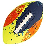 Best Sporting Pallone da football americano, in neoprene, per bambini, gioco d'acqua (giallo-blu)