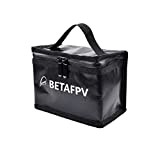 BETAFPV Fireproof Explosionproof Waterproof  Safe Lipo Battery Bag for FPV Whoop Lipo Battery Storage Charging Fire and Water Resistant Highly Sturdy Double Zipper ...