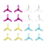 BETAFPV Gemfan 16pcs 31mm 3-Blade Props with 1.0 mm Shaft Micro Whoop Drone Propellers for Tiny Whoop FPV Racing Whoop ...
