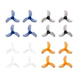 BETAFPV Gemfan 16pcs 35mm 3-Blade Prop with 1.0mm Shaft Hole Whoop Drone Propellers Compatible 08028 0802SE Brushless Motor for 1S ...