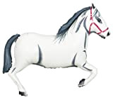 Betallic F15774 - Foil Palloncino 36 pollici - cavallo, bianco