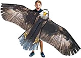 Beyond Your Thoughts Bald Eagle Huge Kite for Kids And Adults Single Line String Easy to Fly for Beach Trip ...