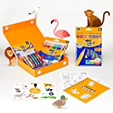 BIC My Colouring Box - Kit Per Colorare Con 12 Marker/18 Matite Per Colorare/6 Colle Glitter/1 Libro Da Colorare E ...