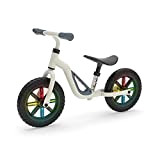 Bicicletta leggera Charlie Glow Chillafish senza pedali per bambini 18-48 mesi con ruote luminose, maniglia, sella personalizzata regolabile, manubrio regolabile. ...