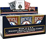Bicycle - Gioco da 54 carte da gioco - Original Rider Back x 12, Multicolore, 10016854