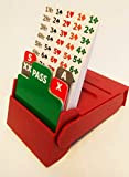 Bid Pal Bridge scatole di offerta set di 4 (rosso)