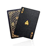 BIERDORF Carte da Magia Nero - Diamante Plastica Impermeabile novità (Mazzo Carte da Gioco, Carte Poker, Playing Cards)