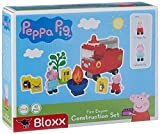 BIG-Bloxx Peppa Pig - Camion dei pompieri Peppa, set di costruzione Big Bloxx con Peppa e Papa Pig, 40 pezzi, ...