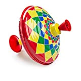 Bigjigs Toys- Trottola, Multicolore, BJ601