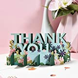 Biglietto di ringraziamento pop up 3D pop-up di ringraziamento per la festa del papà della mamma, Ringraziamento, affari, gratitudine, apprezzamento, ...