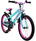 BIKESTAR Bicicletta Bambini 6 Anni da 20 Pollici ★ Bici per Bambino et Bambina Mountainbike con Freno a retropedale et ...