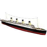 Billing Boats Rms Titanic White Star Line Ocean 510, Colore: Nero, Scala 1:14 4-Kit Nave