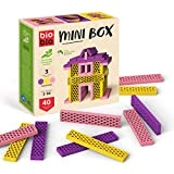 Bioblo Mini Box Sweet-Home con 40 mattoncini | Pietre da gioco sostenibili per bambini dai 3 anni in su