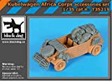 BLACK DOG 1/35 Kübelwagen Africa Corps Accessories Set (Tamiya)