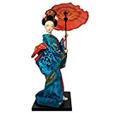 Black Temptation Bambola Giapponese di Geisha del Kimono - Regali / Decorazione Artigianali di Stile Nazionale, A7