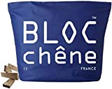 BLOC chêne - Borsa di Tela Blu - Gioco di Costruzioni da 400 Tavole per Gli Amanti del Legno