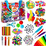 Blue Squid Arti & Craft Supplies – 2000 pezzi Easy Store Bag di assortiti Kids Craft Art Supply, Home School ...