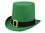 Boland-44914 Cappello Cilindro Irish Man St. Patrick per Adulti, Verde, Taglia Unica, 44914