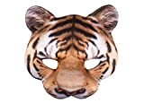 Boland 56730 - Mezza maschera da tigre, con elastico, maschera per il viso, maschera da animale, gatto selvatico, costume, carnevale, ...