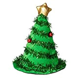 Boland- Cappello Albero di Natale per Adulti, Verde, Taglia Unica, 13406