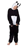 Boland- Costume Tuta Peluche Panda per Bambini, Nero/Bianco, max 1,40 m, 88228